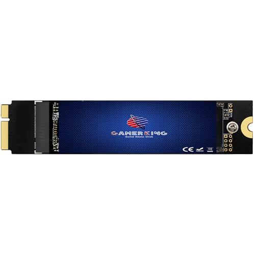 GAMERKING 512GB SSD for Mid 2012 MacBook Air A1465 (EMC 2558), A1466 (EMC 2559), High Performance Replacement Solid State Drive (MacOS Pre-Installed)