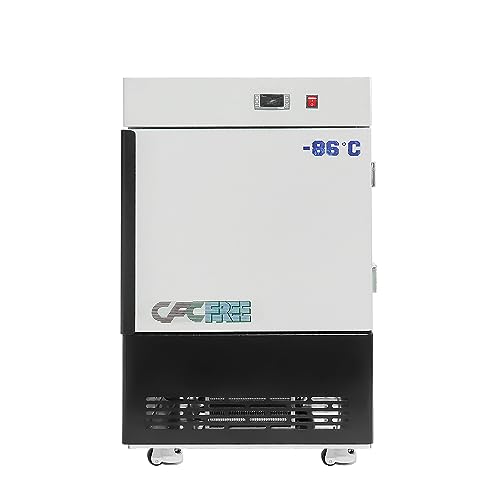 -86°C Ultra-Low Temperature Freezer30L Lab Cryogenic Freezer 113 °F Samples Flash Freezer for Laboratory Samples Storage (30L)