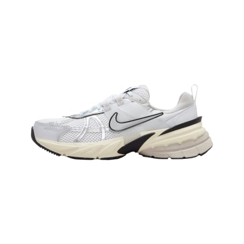 Nike Women's V2K Run Sneaker, Summit White/Metallic Silver, 8.5
