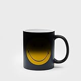 Suck UK - Smiley Heat Changing Mug | Colour Change Mug | Coffee Gifts for Men | Coffee Mugs Dad & Tea Cup | Mens Gifts Ideas & Unique Fathers Gift | Large Mugs Men & Cup for Dad