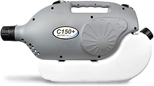 Vectorfog C150+ 110V Electric ULV Fogging Mosquito, Bug Insect Fogger Machine- Outdoor Yard Sprayer for Mosquitoes and Disinfectants-Mist Foggers for Mold, Insecticide (with Free Shoulder Strap)- 6L