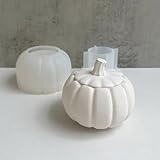 RESINWORLD 5'' Large Pumpkin Jar Mold, Halloween Resin Mold, Box Storage Silicone Mold for Resin, Clay, Gypsum Casting