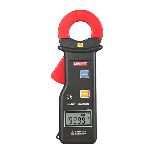 UNI-T Uni-Trend Multimeter clamp Meter UT251A UT251C UT253A Current Leakage clamp Meter Digital Detector High Accuracy Sensitivity Amp Amperometric Leak Tester(UT251A)