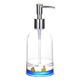 Locco Decor 5 Piece Acrylic Liquid 3D Floating Motion Bathroom Vanity Accessory Set Duck