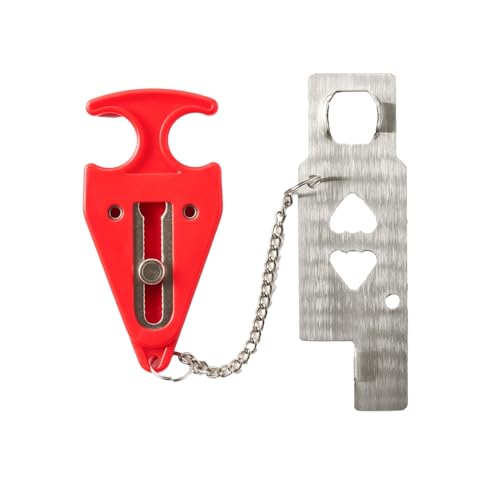 Master Lock Portable Door Lock for Travelers at Hotel, Apartment, Front Entry Security with Stopping Protection
