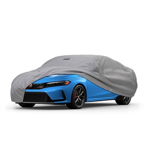 DaShield Ultimum Series Car Cover Waterproof All Weather for Honda Civic Car Cover Hatchback Type R 2015-2024 - Protection Semi Custom Fit - Dust, Sun, Snow, Rain, Protection in&Outdoor
