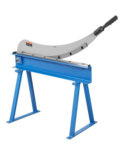 VEVOR Hand Plate Shear, 31.5 in Max Cutting Length, Manual Sheet Metal Shear Machine, Benchtop Cutter with T10 High-Hardness Blades, Q235 Material, for Cutting Large Metal Sheets Steel Aluminum Copper