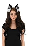 Valpeak Wolf Fox Ears and Tail Set with Therian Paws Fox Costume Furry Paws(Wolf Gray Set)