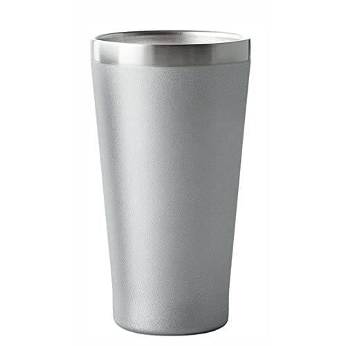 Luxe Thermo Tumbler (Matte) 11.8 fl oz (340 ml), Stainless Steel Bottle, Silver, Gift, Boxed