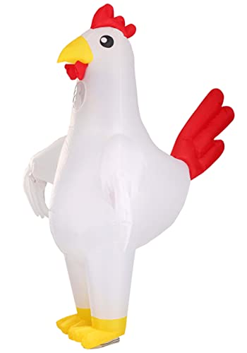 Inflatable Chicken Costume for Adults, Funny Animal Blow Up Costume