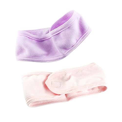 EUVAROMEX 2pcs Minimalist Headdress Yoga Headband Hair Band Lovely Headwear Sports Headwrap Knitted Hair Hoops/143