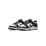 Nike Boy's Dunk Low (Big Kid) White/Black/White 4.5 Big Kid M