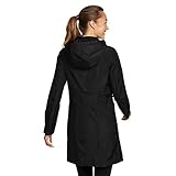 Eddie Bauer Women's Girl on the Go Trench Coat, Black, Large