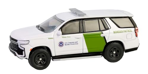Greenlight Collectibles 43035-F 1:64 Scale Hot Pursuit Special Edition - Border Protection Border Patrol 2023 Chevy Tahoe Police