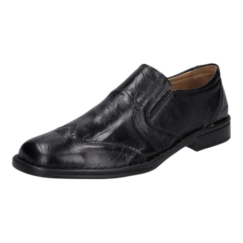 Josef Seibel Douglas Men’s Loafer Shoe, Black, EU 43 (US 9.5-10) Medium