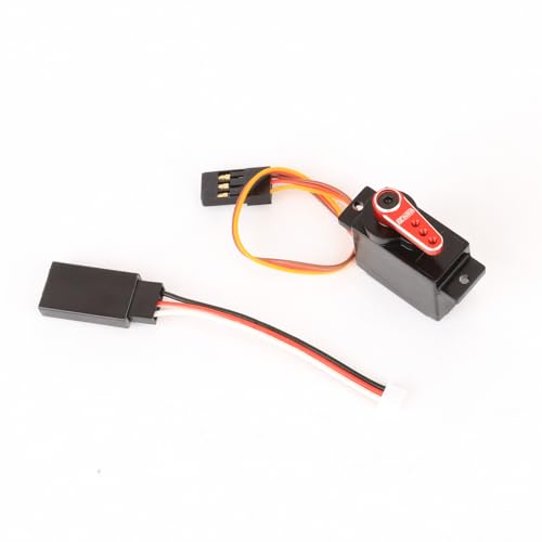 RCAWD Steel Gear FCX24M Steeing Servo & 15T Servo Arm Horn for FMS 1/24 FCX24M Series Upgrades Part