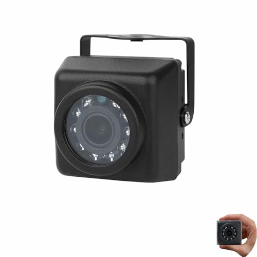 REVODATA 5MP IP65 Waterproof POE IP Mini Camera,940nm Invisible LED Infrared POE Camera Night Vision,3.6mm Lens Mini Indoor/Outdoor Security Cam Motion Detection,PC/Phone App (I704-3-P-HSV6)