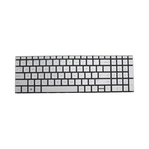 New Replacement Keyboard for HP Pavilion 15-EH 15Z-EH 15-EG 15T-EG 15-EG0010NR EG0067ST 15-EG0021NR 15-EG0070WM 15-EG1053CL 15-eh0090wm 15-eh100 15-eh1052wm Backlit US Silver