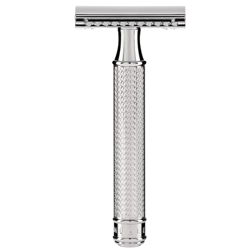 MÜHLE Grande R89 Double Edge Safety Razor (Closed Comb) | Perfect for Everyday Use | Barbershop Quality Close Smooth Shave | Luxury Razor for Men