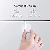 Aqara Door and Window Sensor, Requires Aqara Hub, Not Support Hubs from Other Brands, Zigbee Connection, Wireless Mini Contact Sensor, Compatible with Apple HomeKit, Alexa, Works with IFTTT (3 pack)