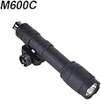 DABL-A2 Green Powerful Laser Dot IR Indicator Sight with M600C Flashlight & Dual Control Remote Pressure Button Switch，600 Lumen White LED Tactics Scout Torch Lights