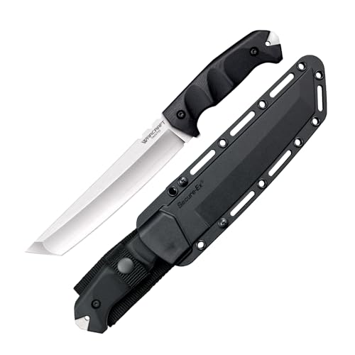 Cold Steel Warcraft 7.5" San Mai III Tanto Point Razor-Sharp Blade 4.5" G-10 Handle Military Tactical Fixed Blade Knife