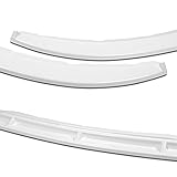 Stay-Tuned, 5PCS ABS GT-Style Front Bumper Lip Spoiler Body Kit + Universal 31" x 4" Side Skirts, Compatible with 2013 2014 Ford Mustang V6 / V8, Exterior Accessory (Painted White)