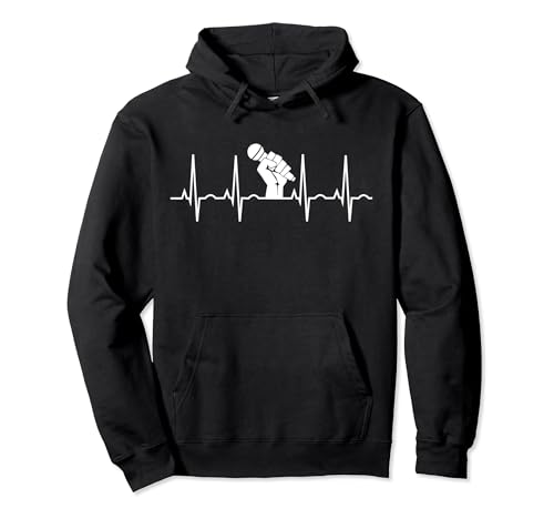 Slam Poetry Hoodie - Spoken Word Lover Poet Heartbeat Gift Pullover Hoodie