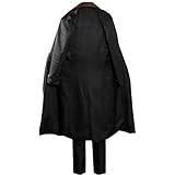 Hieeimu Nakahara Chuuya Cosplay Costume Dazai Osamu Cosplay Uniform Outfit Halloween Suit for Mens(01,XXL)