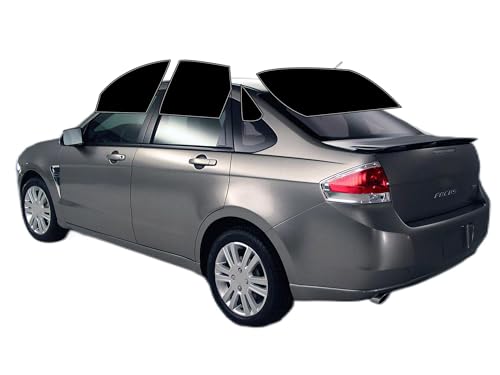 AUTOTEK Precut Windows Tint Film All Sides Cars Sun Blocking Protection Privacy Anti Shatter Glass 2 Ply Film Any Tint Shade kit for Ford Focus Sedan 2008-2011