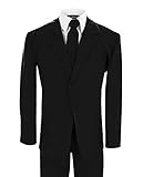 US Fairytailes Formal Boy Black Suit from Baby to Teen (10)