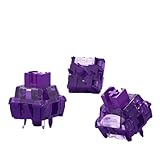 LABDIP Flaming Purple Keyswitch V2 Linear Switch 42g 3 Pins Office Gamer Electronic Sports Mechanical Keyboard Lubed Switches (110PCS)