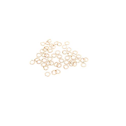 50pcs 14/20 Gold Filled Round Open Jump Rings 3.3MM OD, 2.0MM ID 22 Gauge by CRAFT WIRE