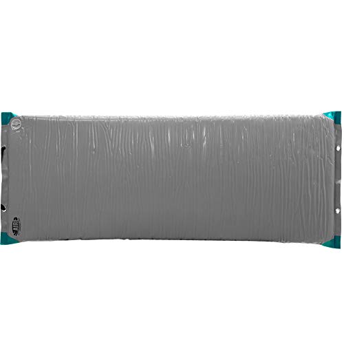 Outcast Sporting Gear Outdoor Recreation Camping Boating River Trip Soft Foam Cushion Sleeping Landing Pad, Gray/Teal, 30"