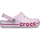 Crocs Unisex-Adult Bayaband Clogs, Ballerina Pink/Candy Pink, 6 Men/8 Women