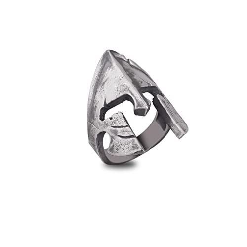 Spartan Ring, Leonidas Silver Ring, Greek Spartan Ring 925k Silver, Roman Soldier Silver Ring, Warrior Helmet Ring, Hercules Helmet Ring