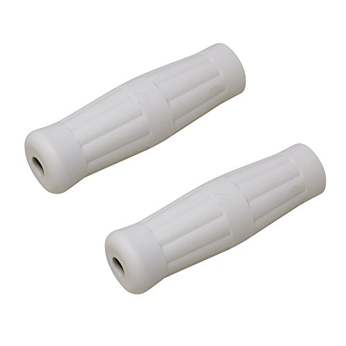 Fenix Bicycle Bike Grips Coke Bottle Barrel 7/8" - Vintage (White)