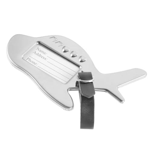 OFFSCH Airplane Shaped Luggage Tag Stylish Suitcase Label for Baggage and Handbag Identification and Accessory