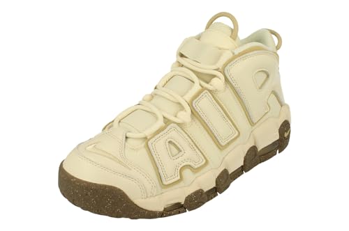 Nike Mens Air More Uptempo '96 Basketball Shoes, Coconut Milk/Team Gold, 8 M US