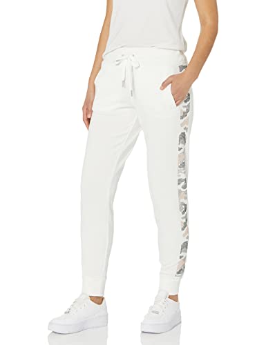Calvin Klein Performance Women's Active Sweatpant, Cloud Rhinestone, X-Large