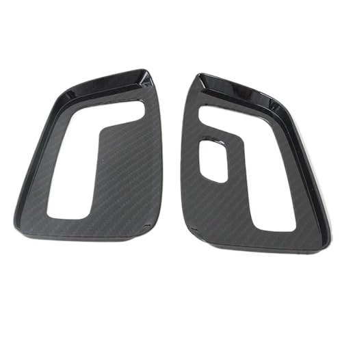SHSMDM Car Panel Frame Cover Carbon Fiber Car Seat Adjustment Button Panel Cover Trim Interior Accessories, for Mazda CX5 CX-5 KF CX-8 2017-2024 Decoration Panel Trim(Carbon Fiber Look)