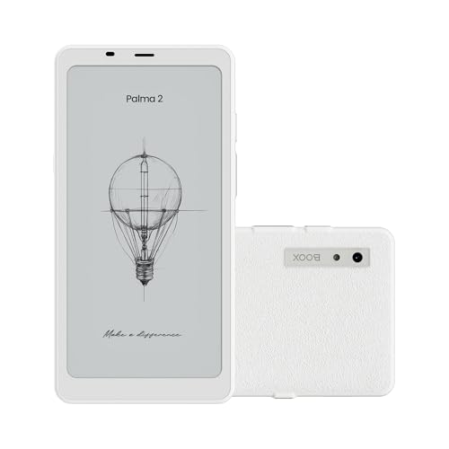 BOOX Palma2 Mobile ePaper eBook Reader Fingerprint Recognition Smart Button Dual Microphones Off White