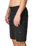 Quiksilver Men's Standard Manic 22 Inch Length Cargo Pocket Boardshort Swim Trunk, Black/Black, 34