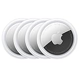 Apple AirTag Tracking Device, 4-Pack (Renewed)