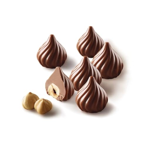 silikomart | SCG28 Silicone Mould for Choco Flame Chocolates, Non-Stick, 15 Chocolates, Pack of 1 Mould for Sweets, Easy Choc 3D, Ø 27 h 28 mm, Made in Italy