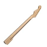 Amuic Strat Guitar Neck 22 Fret, Canadian Maple Electric Guitar Neck with Rosewood Fingerboard for ST Style Guitar Parts Replacement (For Right Hand)