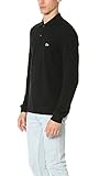 Lacoste Mens Classic Long Sleeve Pique Polo Shirt, Black, Large US