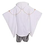 Gegexli Anime Touken Ranbu Cosplay Costumes Tsurumaru Kuninaga Cosplay Uniforms Halloween Party (XXL) White