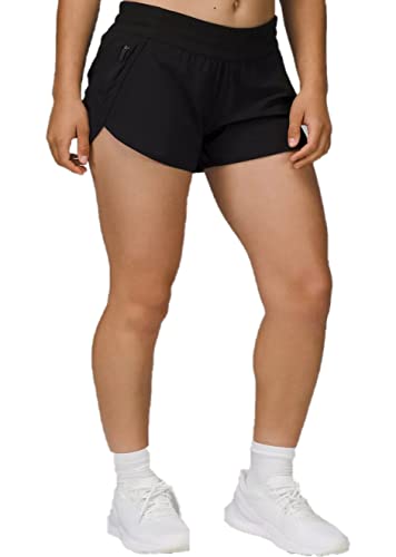 Lululemon Run Speed Up Short (Black, 4)