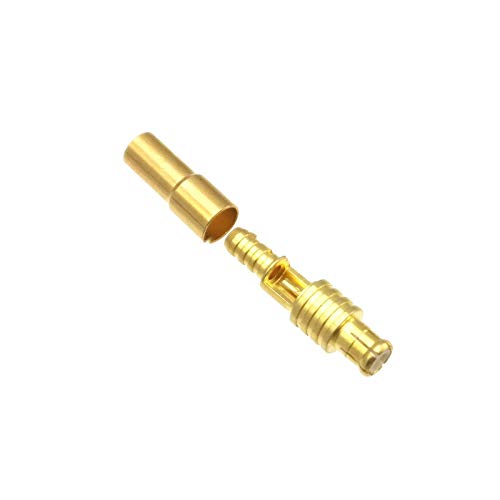 10pcs Connector MCX Male Plug Window Crimp RG174 RG316 LMR100 Cable Straight
